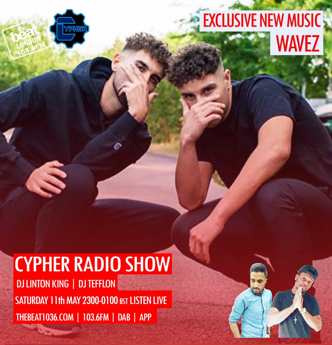 On today's edition of the <a href="/cypherradioshow/">Cypher Radio Show</a> we're debuting @itswavez brand new single - "My Ting". Listen in tonight exclusively on @thebeat1036fm from 11pm - 1am as Team Cypher play the biggest &amp; hottest tunes on your late night Saturdays! 🙌🏽💯