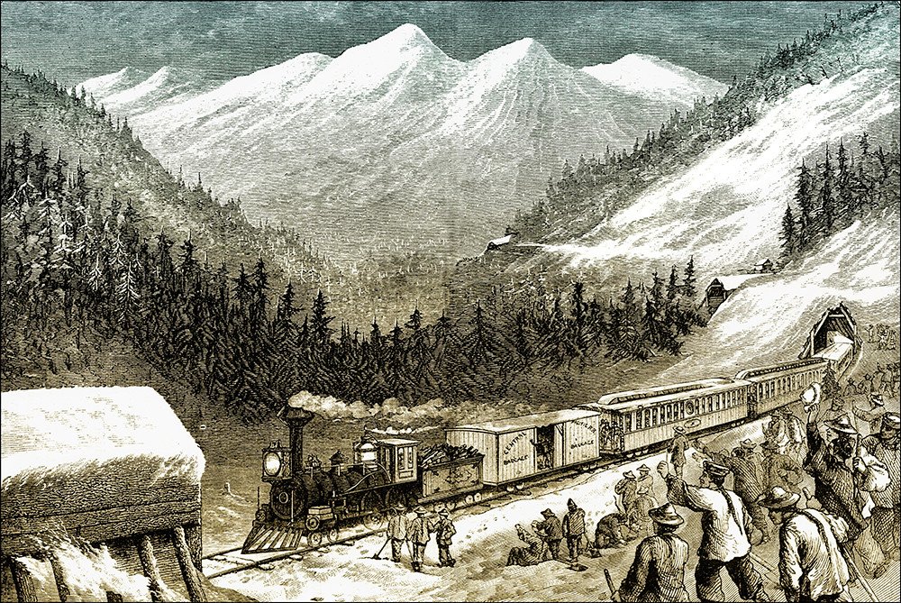 Когда началось строительство железной дороги. Трансконтинентальная железная дорога США 19 век. Первая трансконтинентальная железная дорога. Централ Пасифик железная дорога. 1869 Первая трансконтинентальная железная дорога.