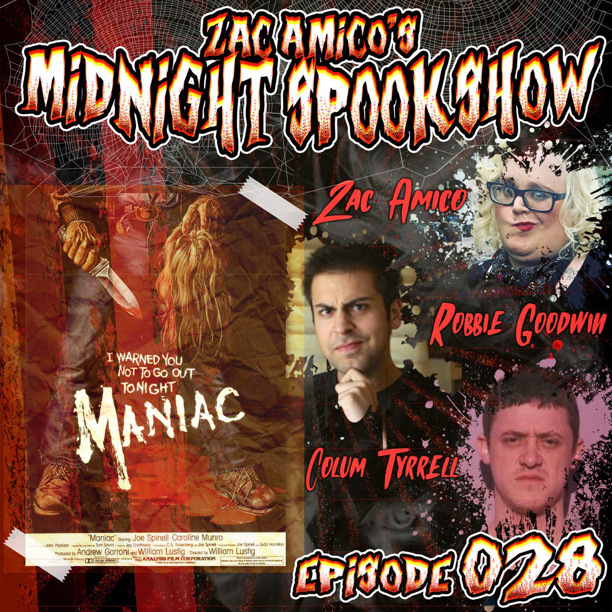 zacspookshow (@zacspookshow) on Twitter photo Thanks for watching last nights episode with guests <a href="/robbiegoodwin/">Robbie Goodwin</a> and <a href="/columtyrrell/">Collie Tyrrell</a> joining <a href="/ZacIsNotFunny/">Zac Amico</a> to watch 1980's Maniac! Episode available on itunes/Youtube on Wednesday but you can watch now for free at gasdigitalnetwork.com with promo code ZAC! Thanks for watching last nights episode with guests <a href="/robbiegoodwin/">Robbie Goodwin</a> and <a href="/columtyrrell/">Collie Tyrrell</a> joining <a href="/ZacIsNotFunny/">Zac Amico</a> to watch 1980's Maniac! Episode available on itunes/Youtube on Wednesday but you can watch now for free at gasdigitalnetwork.com with promo code ZAC!