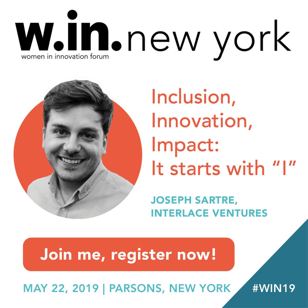 #Inclusion, #Innovation, #Impact: It starts with "I" ... I am EXCITED to be speaking at @WINForumNY on May 22nd at <a href="/TheNewSchool/">The New School</a>. JOIN ME and get your TIX at: bit.ly/2Vwv6VG . #WIN19