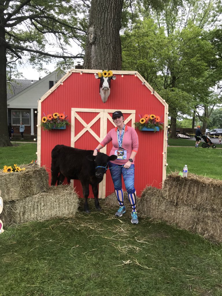 cltcmistress's tweet photo. Ran some miles. 🏃🏽♀️ Saw some cows. 🐄 Got my cowbell. 🏅 It was a bit dreich for the first several miles. After the rain stopped it was a lovely, cool, country run. #HeartlandPrairiePeaker #RunPeakerRun #KCPeakers #MyPeakChallenge #Runningwiththecows https://t.co/HslslQVnXp