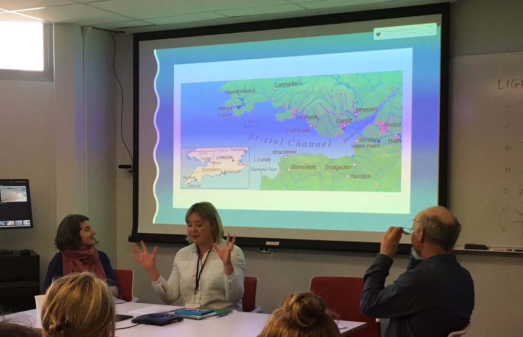 PPEHLab's tweet image. . @DudleyMarianna introduces our #LearningwithWaters group to the tidal estuary of the “populated and popular” River Severn — a celebrated, not a forgotten river