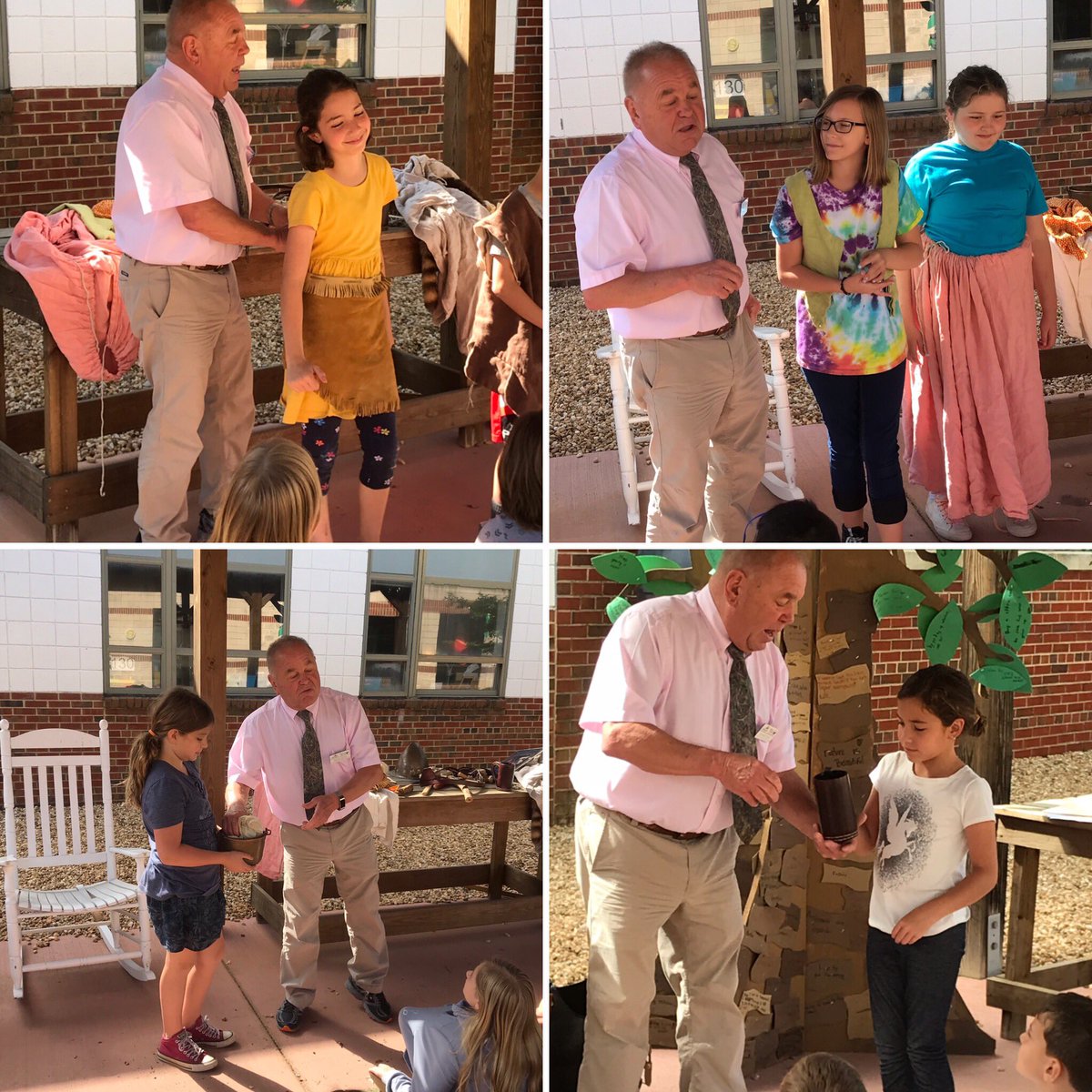 Ferguson_RES's tweet photo. Quick #Jamestown review underway with @JamestownTweets #4thgraderocks @RES_Roadrunners @MrMock_RES #perfectweather #communityteachers https://t.co/o2ArLVu0VZ