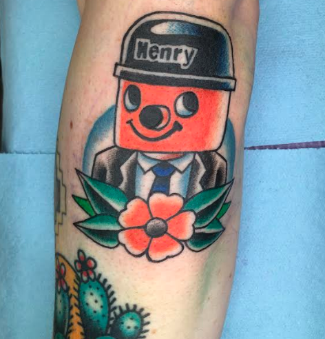 I'll never stay sad again, I can just look at my arm and laugh now! (<a href="/hornesection/">The Horne Section</a> <a href="/AlexHorne/">Alex Horne</a> hope you guys are amused and not weirded out, especially Joe! hahaha)