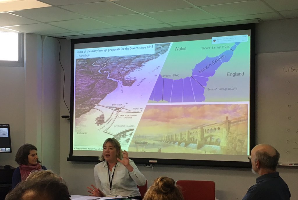 PPEHLab's tweet image. Among the questions @DudleyMarianna asks: What does the Severn mean to communities? How does it function w/in energetic networks of power? #LearningwithWaters