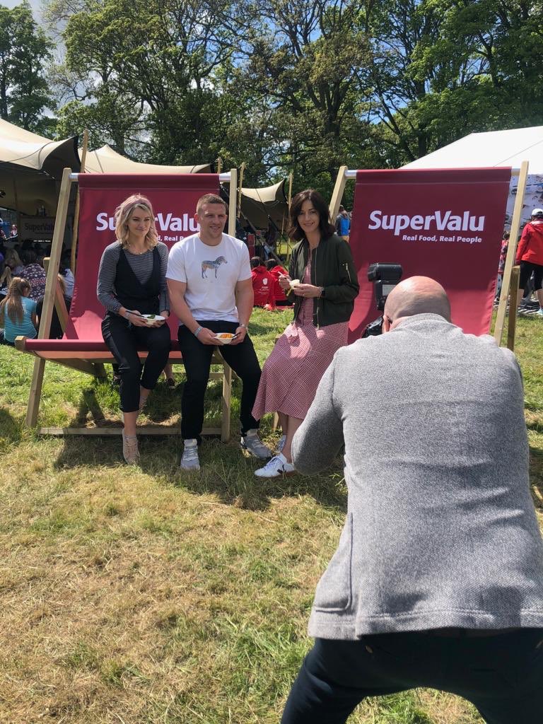 fleishmanIE's tweet photo. First day of @WellFestIrl down and the sun shone! ☀️ Make sure to check out @SuperValuIRL #WellFood zone tmrw for lots of demos and the healthy myth busting panel #WellFest2019 https://t.co/jlc2GjdSpA