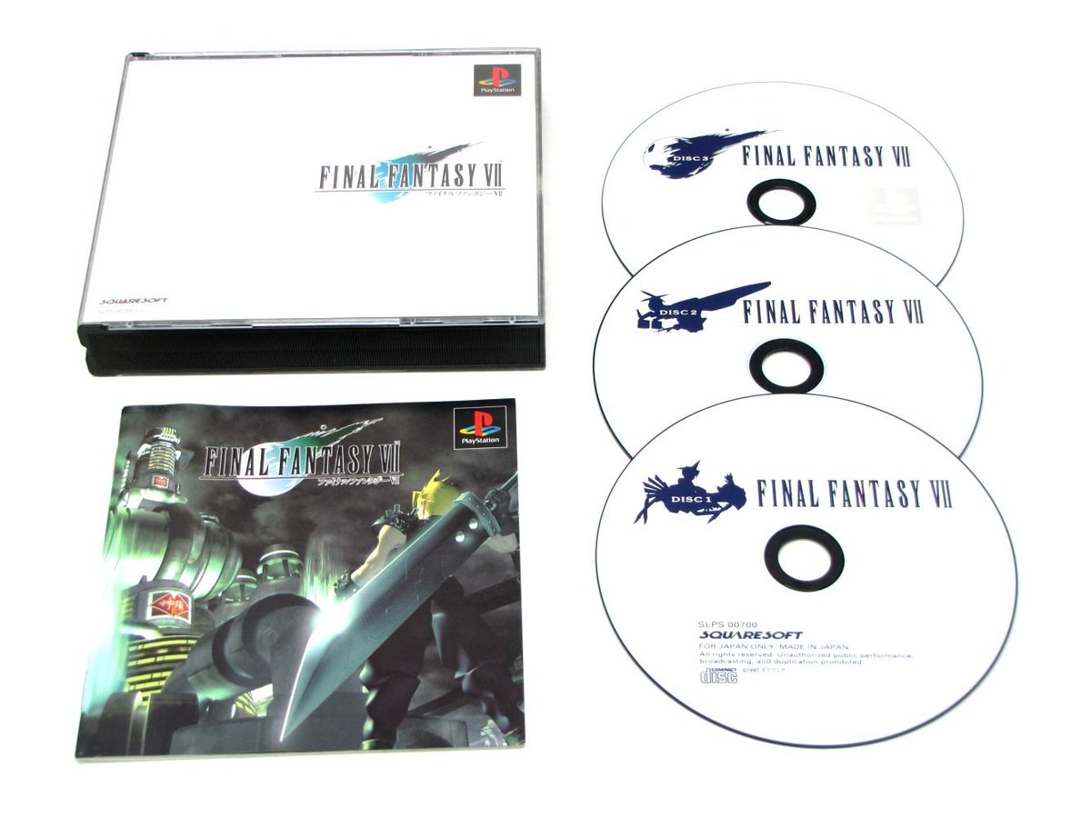 The original Japanese FF7 case for PS1 was the GOAT.... 