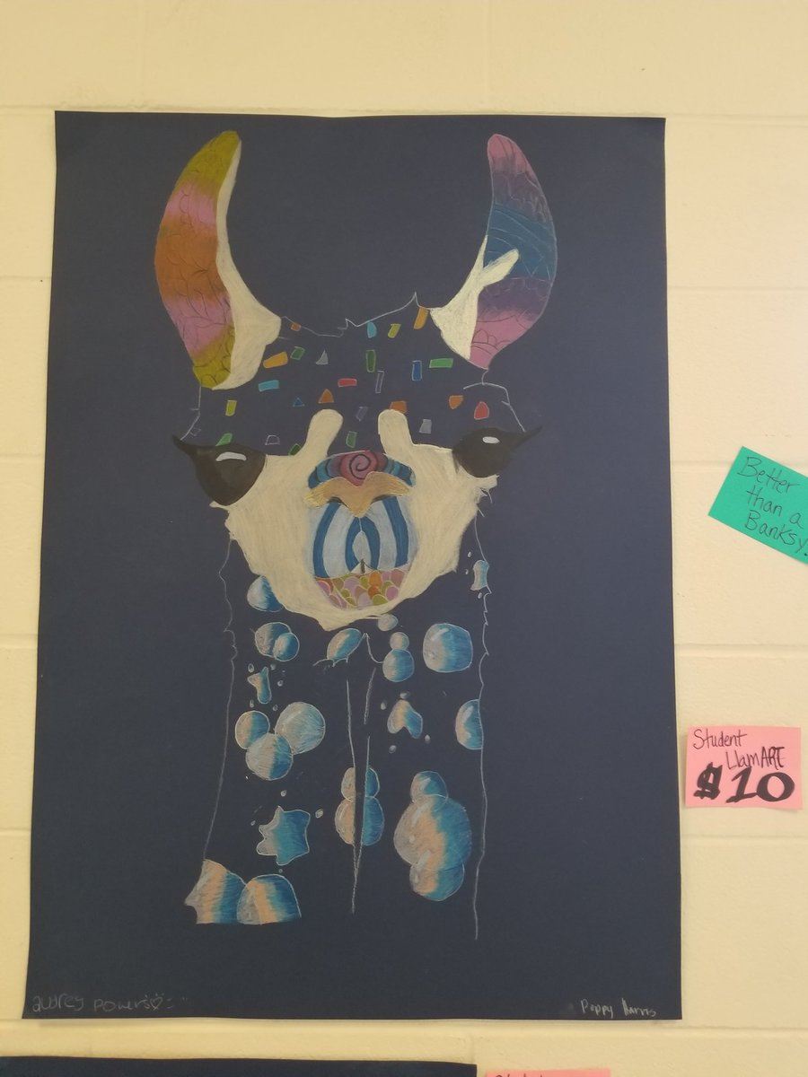 LamarVisualArts's tweet photo. LamARTarama! Is on the #WESTAUSTINSTUDIOTOUR 
Happening today from 1-4.

Check out student competition artwork and artwork for sale!!!

@LamarFineArts
@AISDVisualArt
@TXarted 
@taeaMSJH 
#LAMARVISUALART https://t.co/k6GL0WYWxU