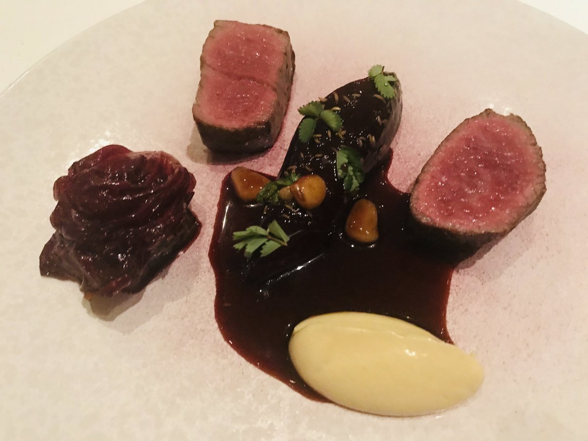 Beautiful Highland Wagyu <a href="/NumberOneEdin/">Number One</a> #MichelinStar - proving why Scottish beef is the envy of the world