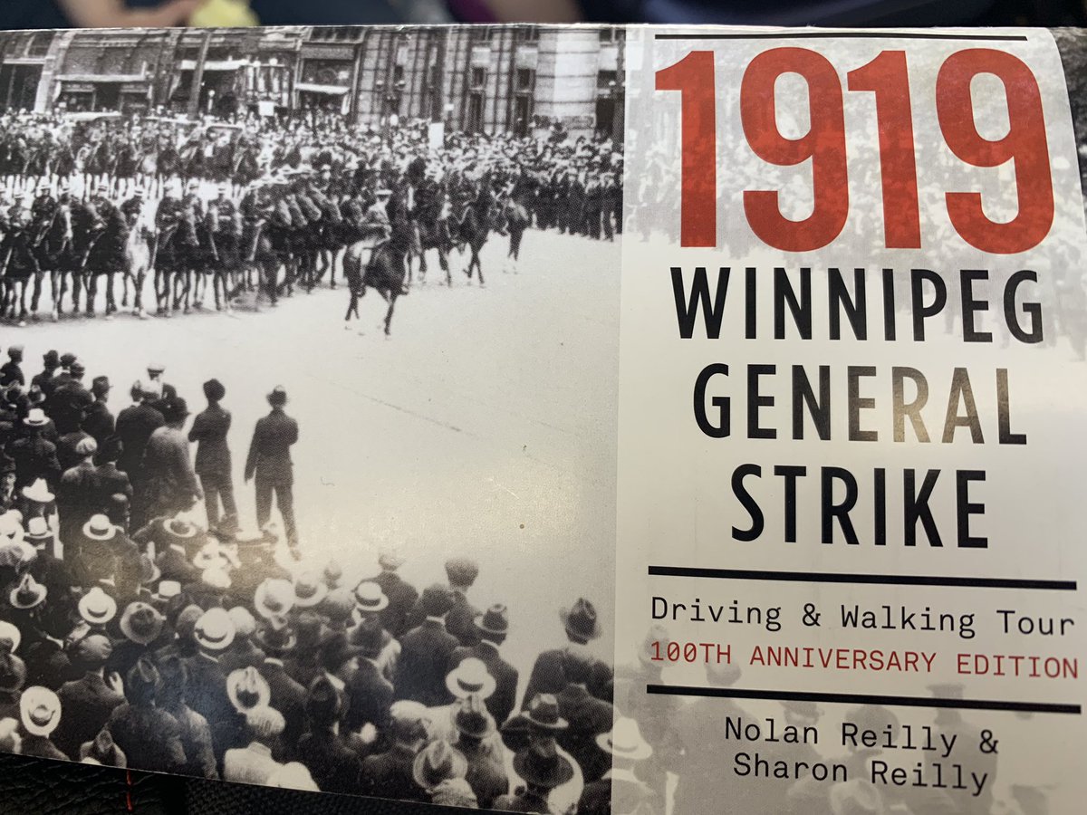 On the 1919 Winnipeg General Strike bus tour #1919conf #1919strike #WinnipegGeneralStrike #Winnipeg