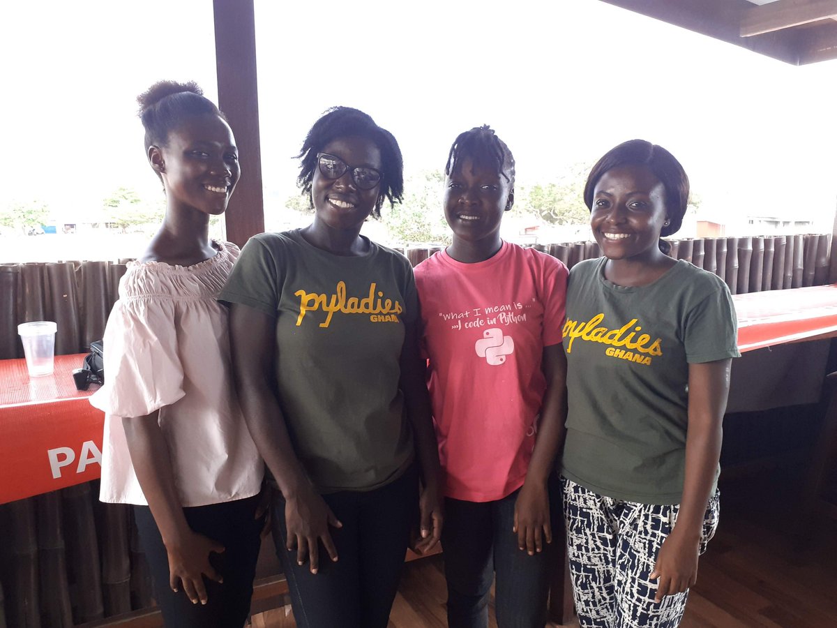 PyladiesTema's tweet image. We had our very first meetup today and it was awesome. Big thanks to @loudrsocial, Grafame Engineering Services and @PyGhana for the support.
#WomenWhoCodeInPython #PythonGhana #PyLadiesTema #PyLadiesGhana #PizzaAndCode
