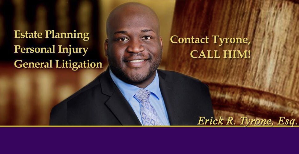 tyronelawgroup's tweet image. If you get hurt and it’s not your fault, pick up the phone and call Tyrone! #TLG #ericktyrone #MDlawyers