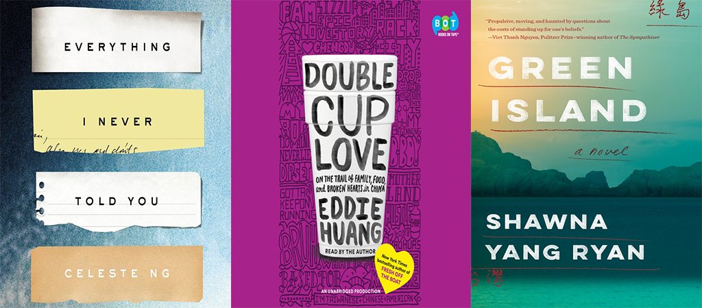 three book covers side by side