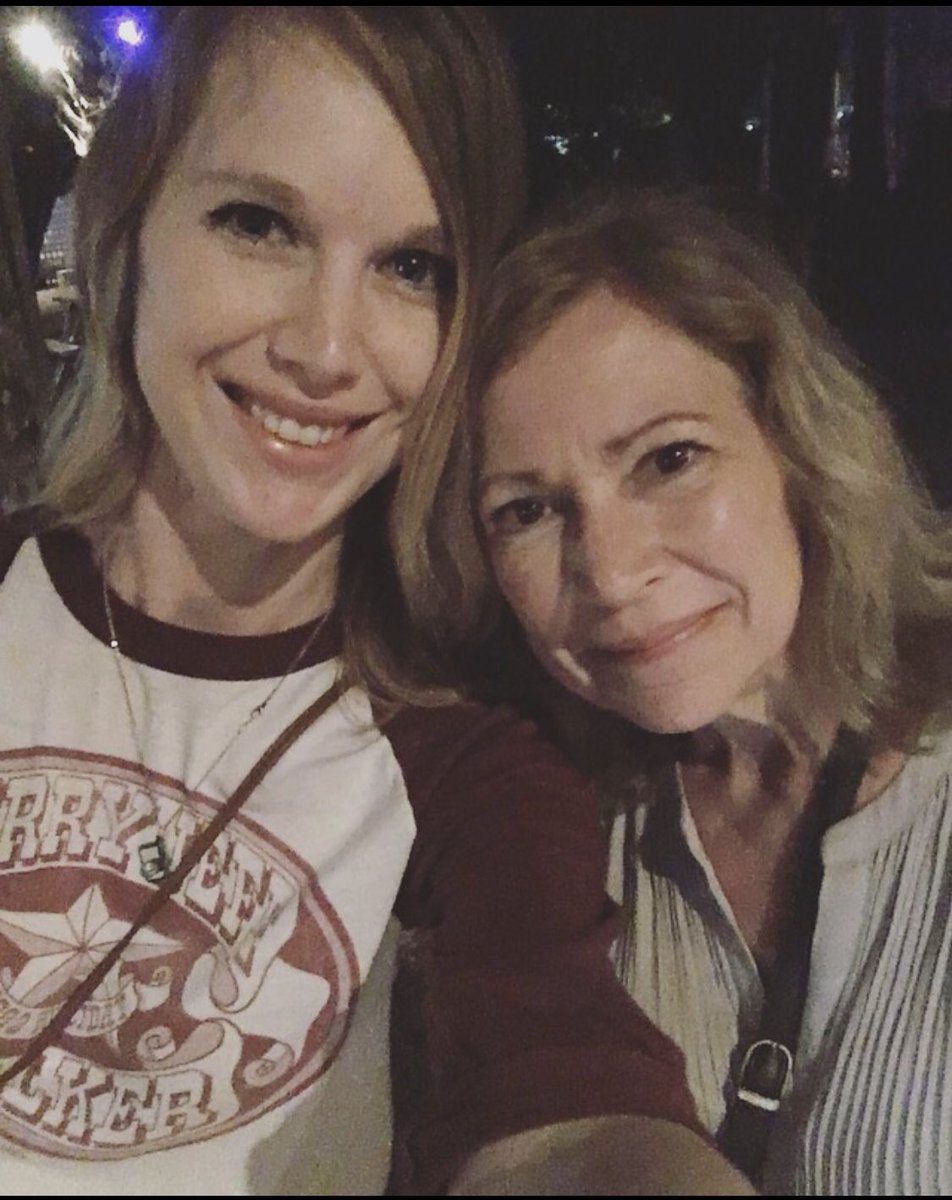 CaliRae331's tweet photo. @jamielinwilson Here’s me and my mama when she flew to TX with me to see @jerryjeffwalker at @GrueneHallTX (she handed that sweet shirt down to me. #radmama) https://t.co/dBgWarn0qH