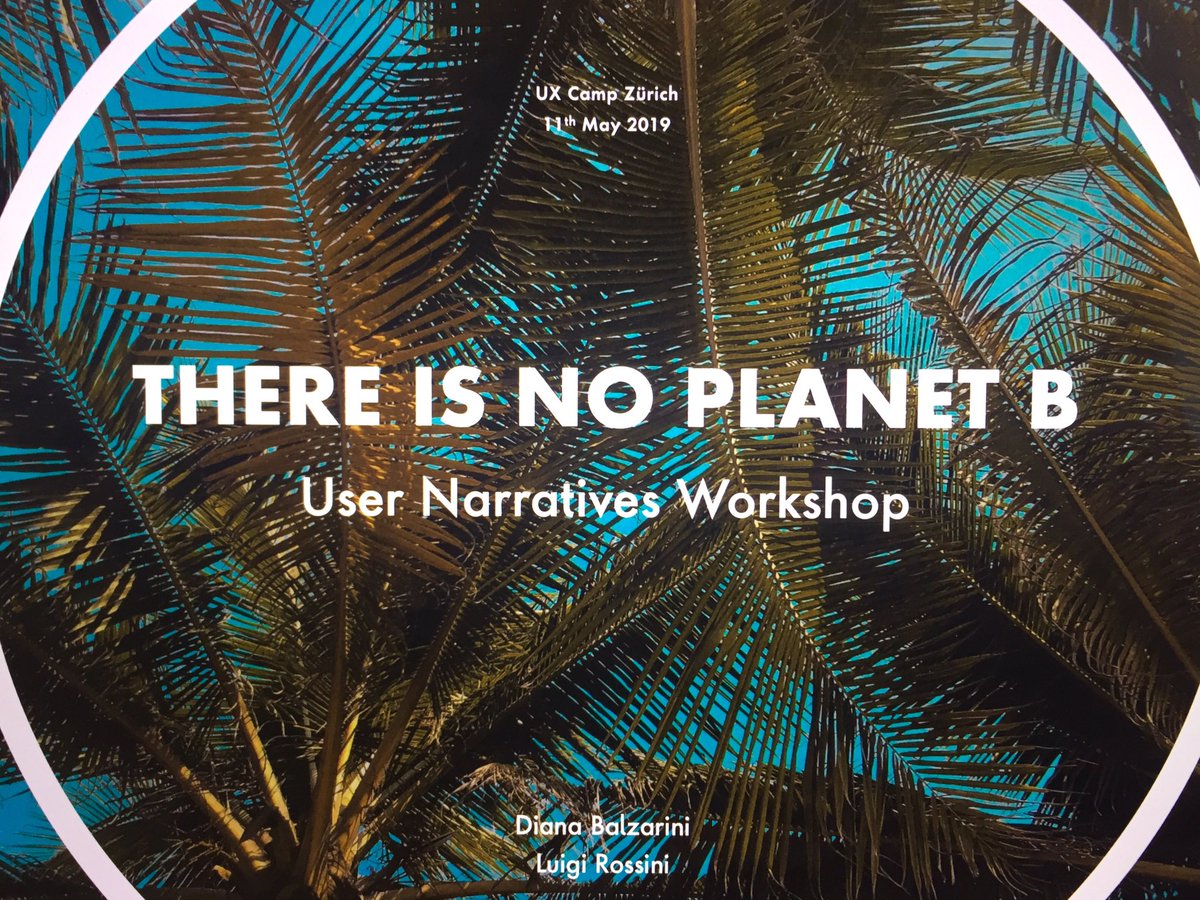 Great <a href="/uxcampch/">UX Camp Switzerland</a>! Hosted a #workshop with <a href="/dopamino/">dopamino</a> on #usernarratives applied to #sustainability. Thank you for coming 🙏🏽 and remember: