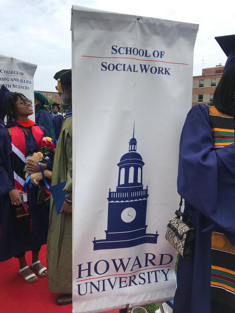 KKolivoski's tweet photo. Congratulations to the class of 2019! ❤️💙❤️💙🎓🎓🎓🎓 Wonderful commencement speech from @KasimReed, too! #socialwork @HowardU @HU_socialwork @husswcapp @husswaa ~ https://t.co/42q2JnWk6A