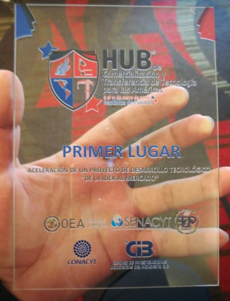 drvvillarrealc's tweet photo. Felicidades al equipo por participar del #hub2019 por obtener el Primer Lugar de Aceleracion de un Proyecto de Desarrollo Tecnológico de la Idea al Mercado. Participa en ese grupo @MelNielsen29 colaborador del grupo de investigacion #gitceutp https://t.co/bZbIkCm6ol