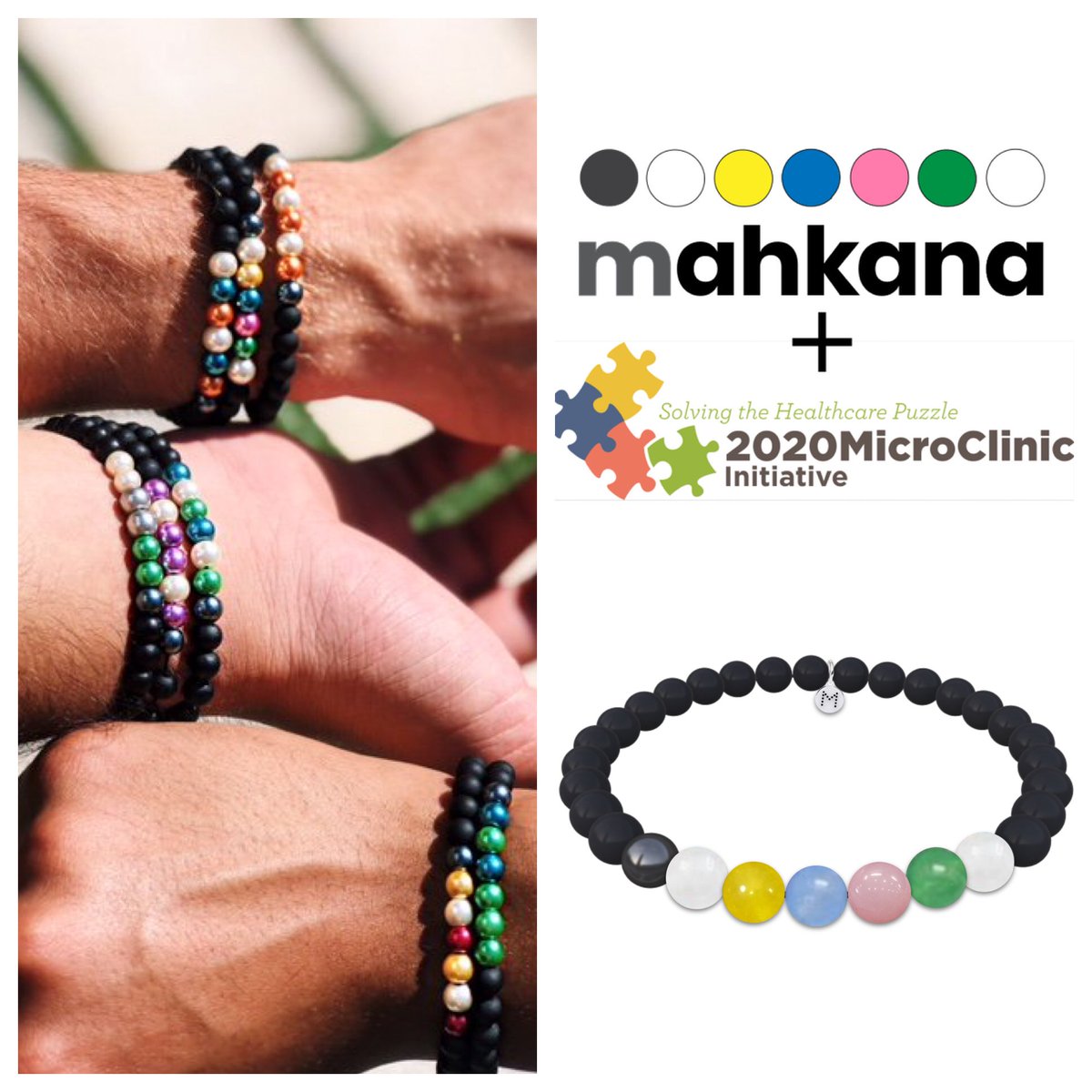 2020MicroClinic's tweet photo. Only one day until Mother's Day! Check out our partnership with @givemahkana ! When you buy a 2020 MicroClinic bracelet, 25% of the proceeds go towards helping mothers and babies in Kenya who cannot afford proper health care. Buy a bracelet and save a life! #MothersDay https://t.co/PEfTVvmm3j