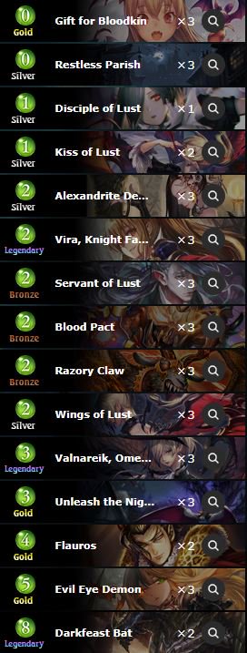 After a very long time i managed to return to the top 8 of EU SVO. Darkfeast Bat was freaking amazing. Holy Lions was insane too. Sword sucks but it gets the job done if you are a good go 1st player or Leod player.