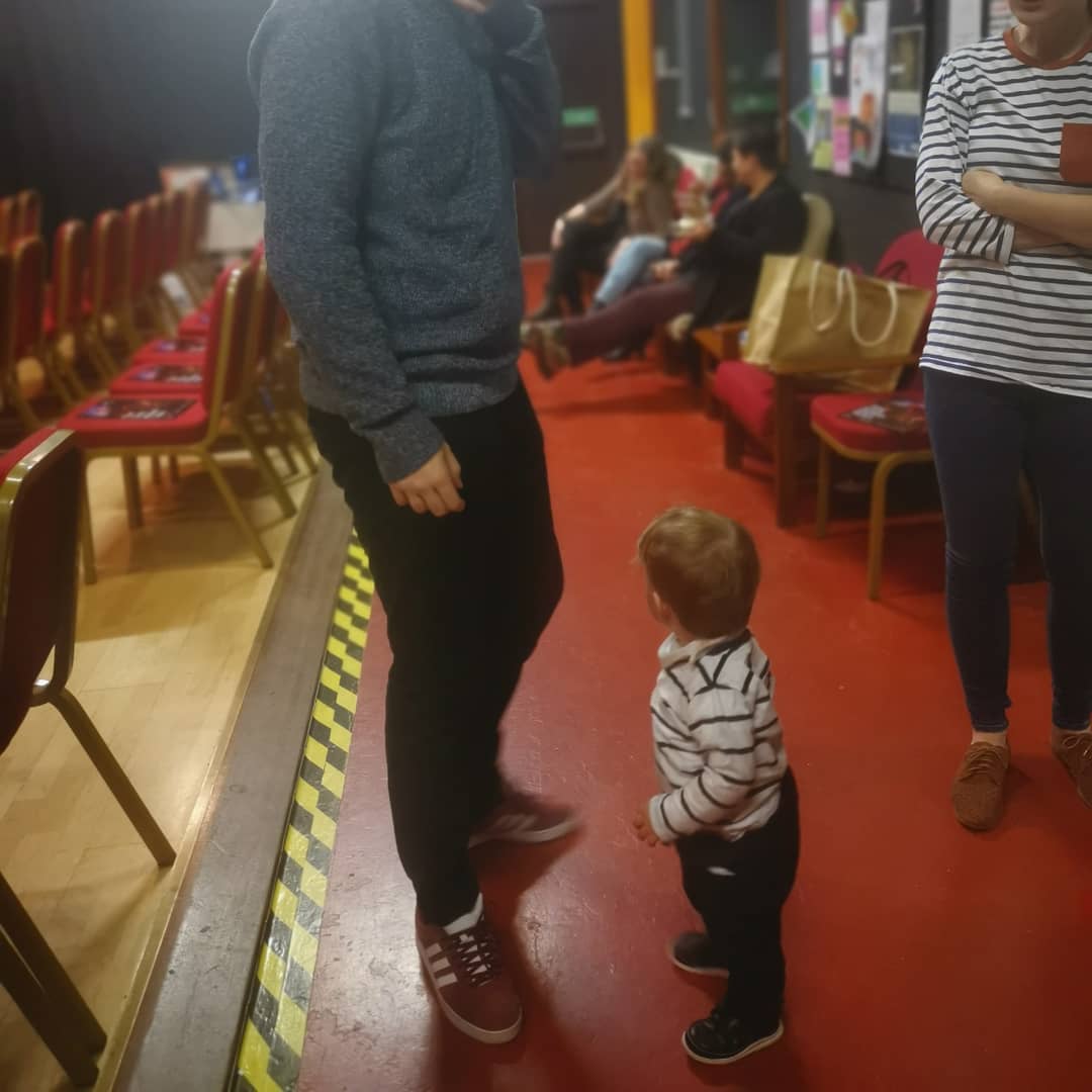 Rhi_ntw's tweet photo. Our very first take your baby on tour day went well ♥️ #NTWStickmaker #NTW #heddtomosrhys @NTWtweets https://t.co/H6nbaKl1q4