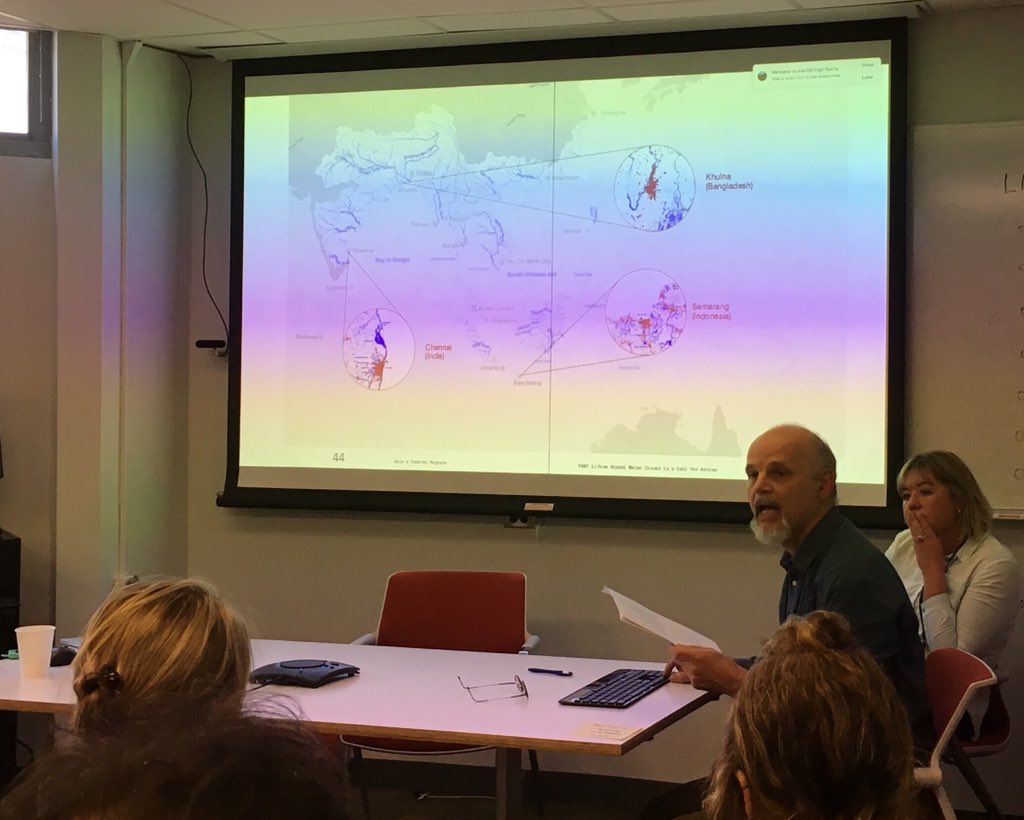 PPEHLab's tweet image. Simon Richter now describes Dutch water planning interventions in Semarang, Indonesia in terms of “Garuda Panic,” and the need to shore up the Netherlands’ own global reputation as successful designers of “resilient cities.” @Poldergeist3 #learningwithwaters