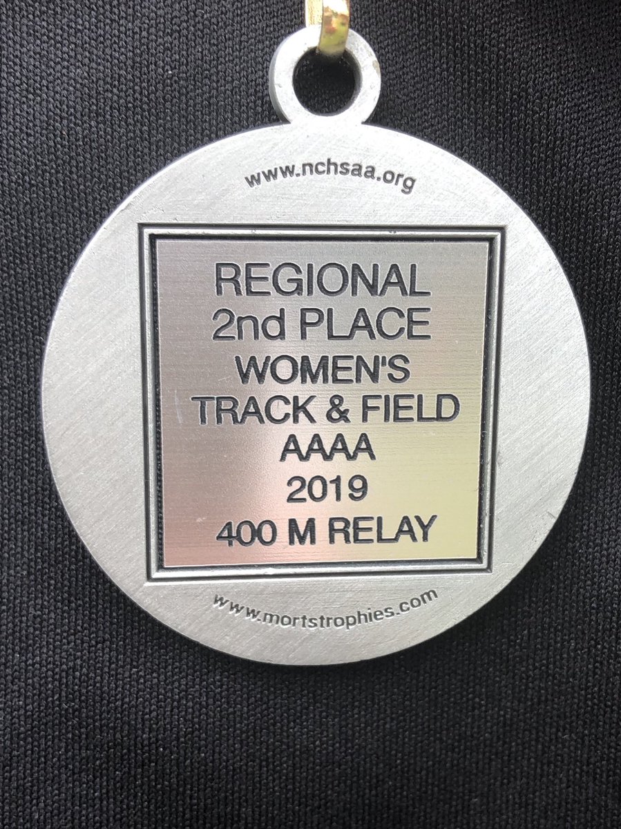 Going to states! Seeded 6th got 2nd place in the 4x100 <a href="/KnightdaleHS/">Knightdale High</a>