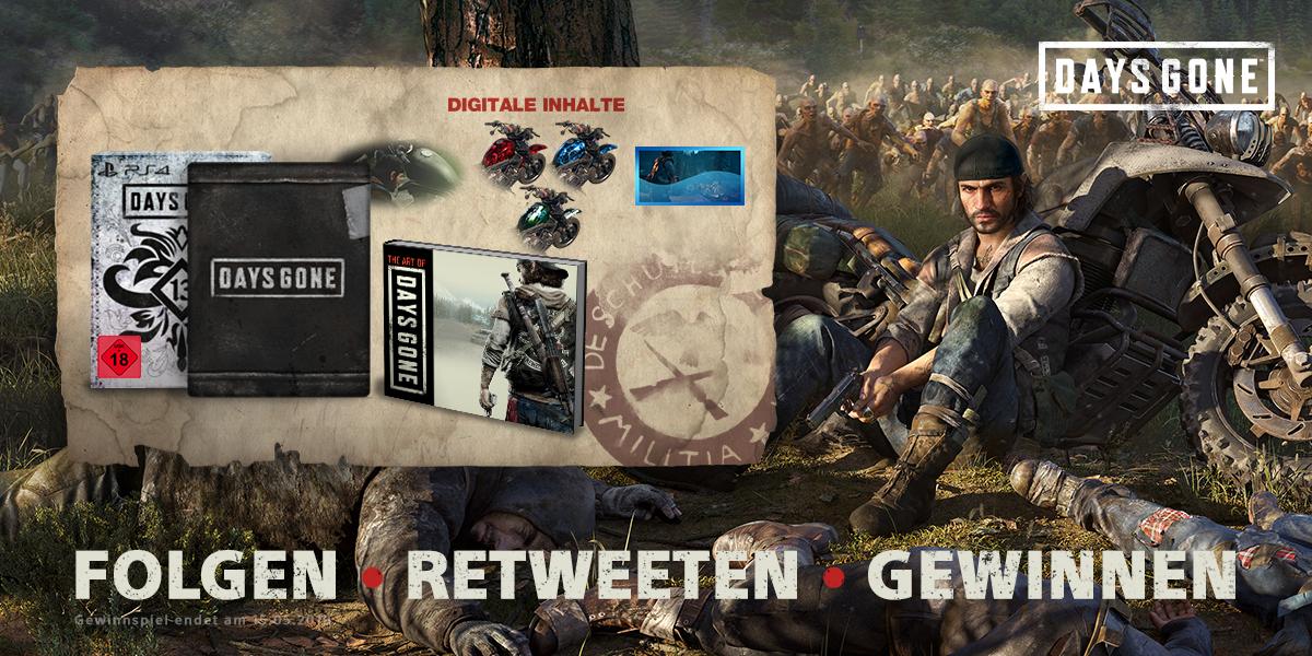 Wir verlosen zwei Exemplare der #DaysGone Special Edition → bit.ly/2vQhIfI  Viel Glück!
TNB: bit.ly/2Jg6Lg5 #PS4