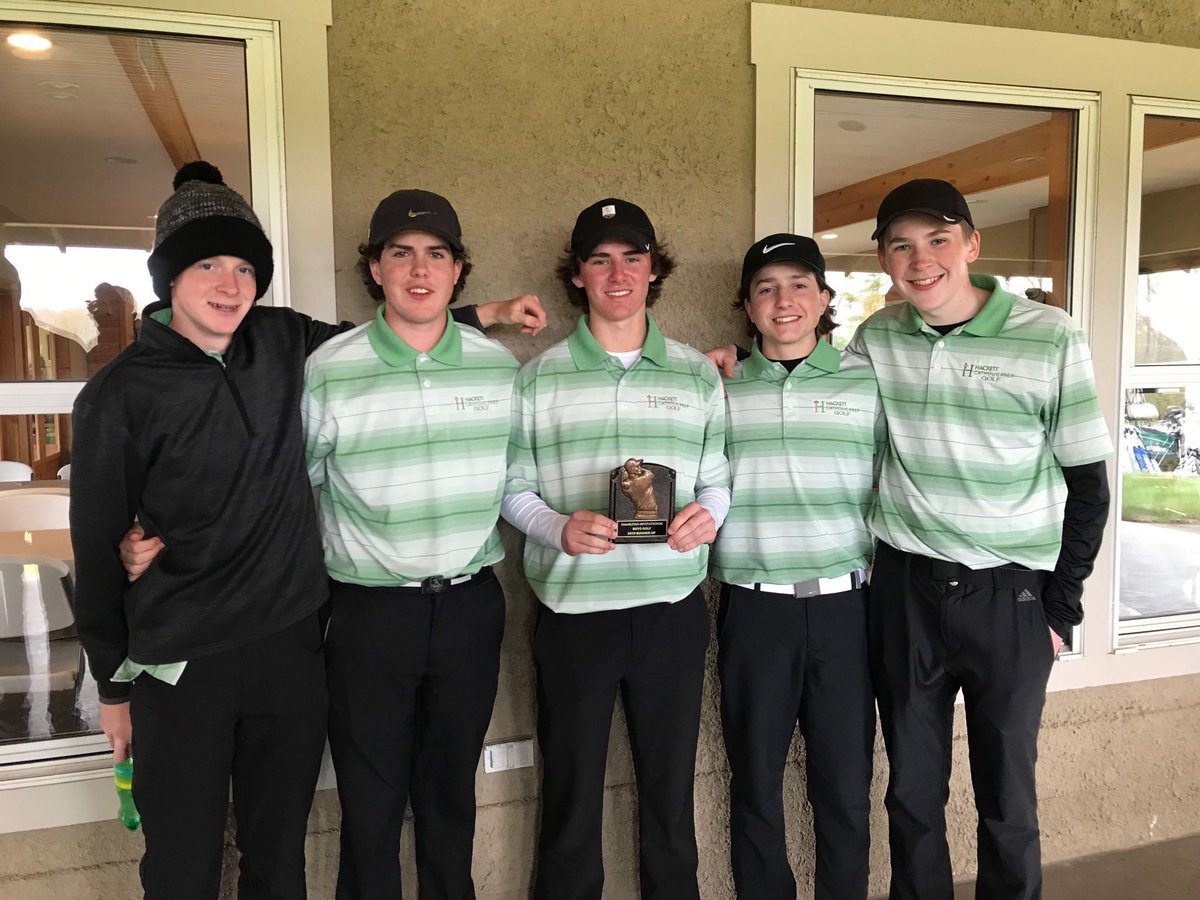 GolfHackett's tweet image. The Irish shot 329 today at Diamond Springs GC and placed 2nd overall. Will Verduzco shot 74 and placed 2nd, Tommy Keyte shot 80, Ryan Chafty shot 85, Grayson Walters shot 90, Ben Bridenstine shot 93, and Jack Gordon shot 112. #GNSL #IABF