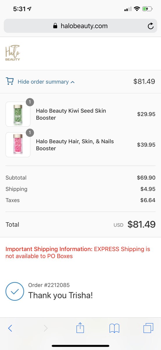 trishapaytas's tweet photo. 24 hours ago I had no idea what a tati was and now I’m buying every product she has 😂😂😂 mainly cause I need my hair to grow 😭😭😭 https://t.co/qQ77l7O9X7