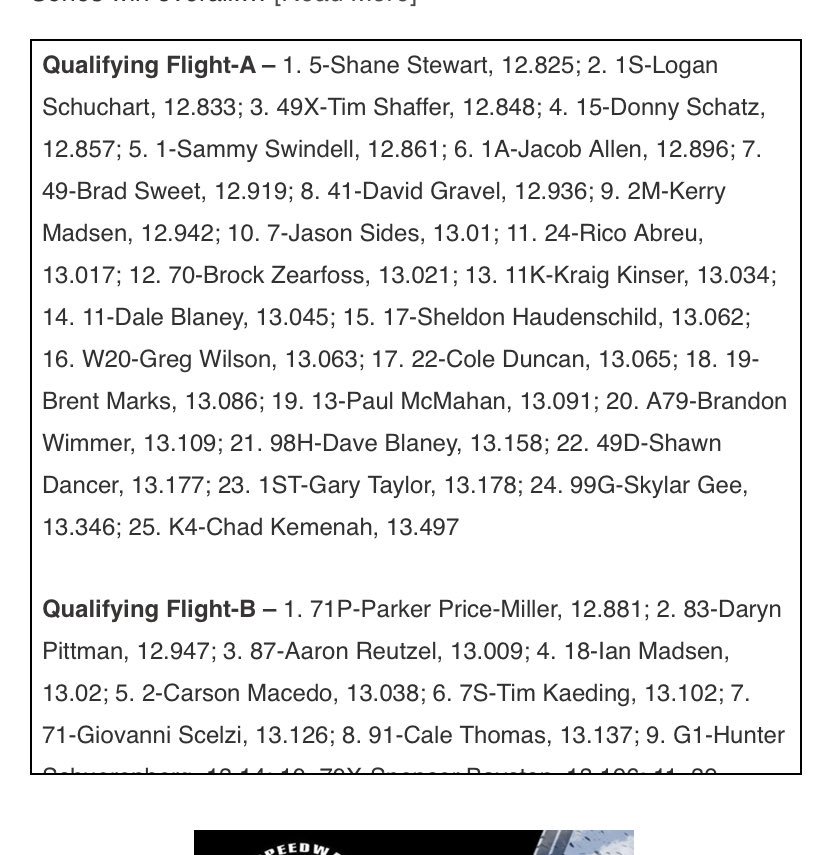 jeff_bonilla18's tweet photo. Pretty bad ass that our @HRPWings customers had quick time in both groups last night @EldoraSpeedway with the @WorldofOutlaws. Nice job @shanestewart_5 @CJB_51 @parker_pm9 @indyraceparts #TeamHRP https://t.co/eb4aez5kFC