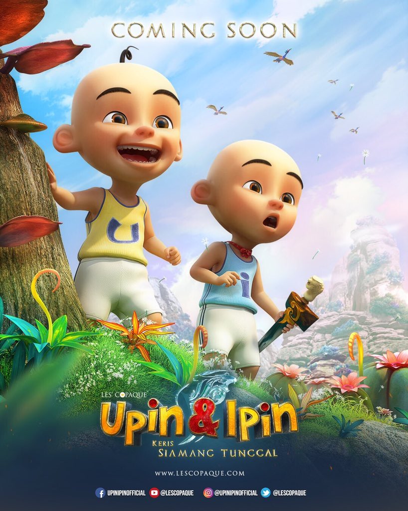 Wallpaper Logo Upin Ipin Doraemon