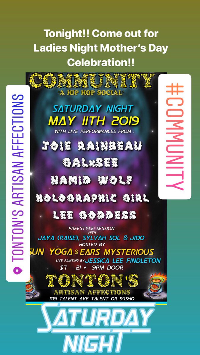 bigwyno's tweet photo. Tonight is Ladies night to rock the 🎤 #LeeGoddess #ratedill #illfluent #southernoregon #hiphop #Medford #ashland #grantspass #centralpoint #talent https://t.co/d6WmH4qloy