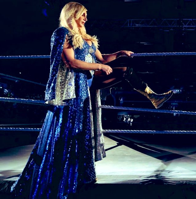MsCharlotteWWE's tweet photo. Thank you #WWEStockholm 🇸🇪 Wooooo! https://t.co/pnpSm88qea