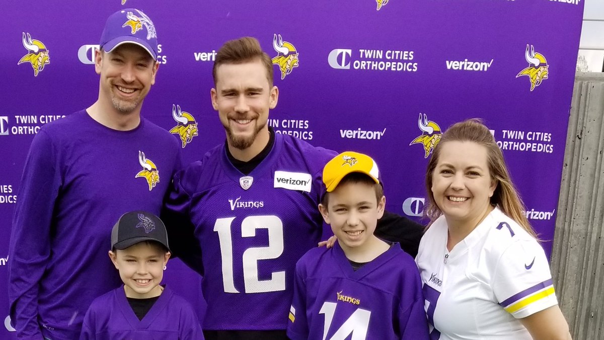 BrianMunsterman's tweet photo. @Vikings @chadbeebe12 #VikingsKidsClub Thank you!  #SKOL https://t.co/ZewbDGYhb8