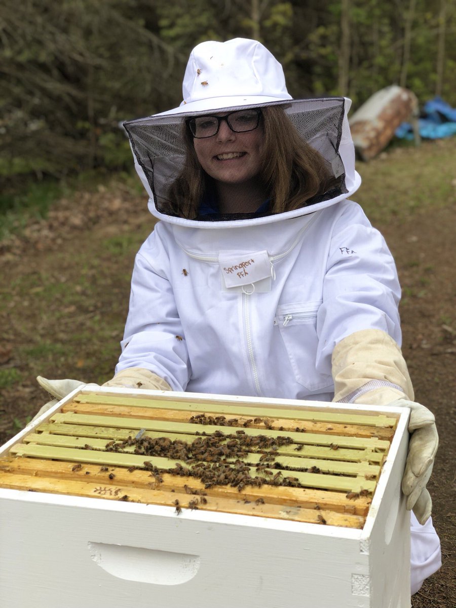 SpringportFFA's tweet image. Lots of new bee hives today