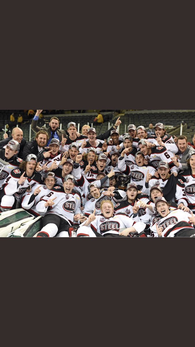 Goodluck to the <a href="/ChicagoSteel/">Chicago Steel</a> in the Clark cup finals! Leave everything on the line and bring home another championship!! #proudalum