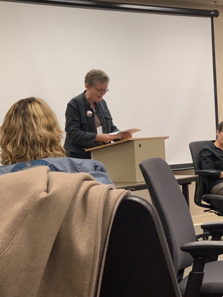 Transliterature's tweet photo. @Diane_Watt offers a response to the round table, “About Time: Amoral Gower Revisited” #KZoo2019 #s456 https://t.co/Qg2wLuJii7