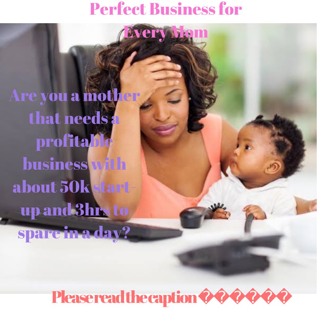 ClothingsVibez's tweet photo. @TosinOlugbenga Once in a while, people ask me on what businesses to do

But if I were to recommend a profitable business for a mom who only has a start-up capital of N50,000 and about 3 hours a day to spare

Click this link for the full article https://t.co/gRbDNHkIGK… #businesswithtosin https://t.co/JGKOWXvF46
