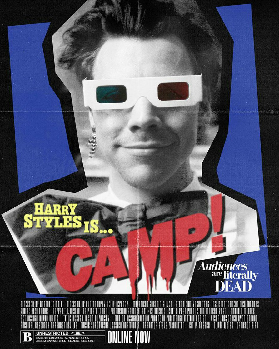 Mr_Styles_ir's tweet photo. ■UPDATE ■
bardiazeinali via Instagram
✒ caption: #CAMPTHEMOVIE. Design by Jason Duzansky. 
#MetGala #HarryAtMet #HarryStyles #HarryStylesupdate #Update https://t.co/L62sQ9J5qW