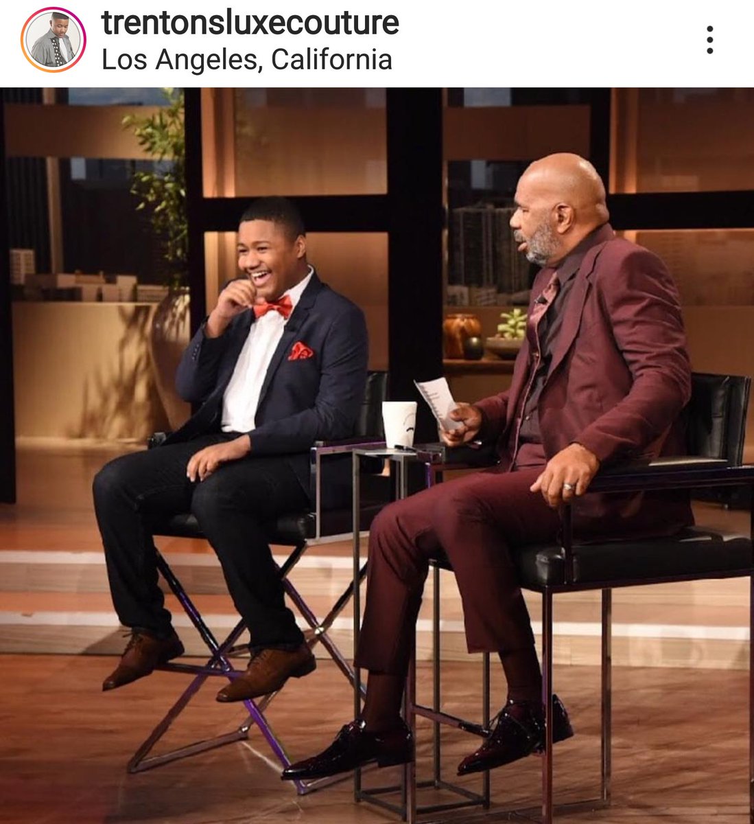 BeTheWork's tweet photo. Teen, Trenton Lee @LuxeTrentons creates custom wigs. He's created for @tichinaarnold & @iamcardib & was featured on @IAmSteveHarvey. Black students are geniuses. Every day. All day. We must support them in reaching their highest potential.
#LiberatedGenius #BeTheWork #Genius365 https://t.co/S3lJKFN3M7