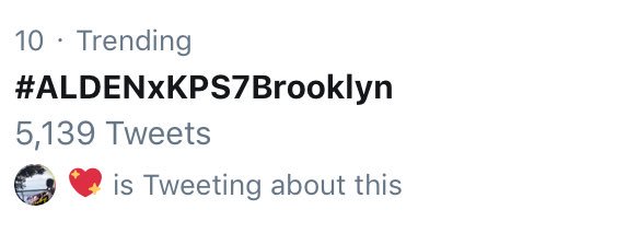 urmyflashlight's tweet photo. 5k breached. Happy that #ALDENxKPS7Brooklyn is trending even if the event is on an early Sunday morning here in the 🇵🇭! 

We gotchu kiddo! Just enjoy your performance! https://t.co/AFHqq4qIx8