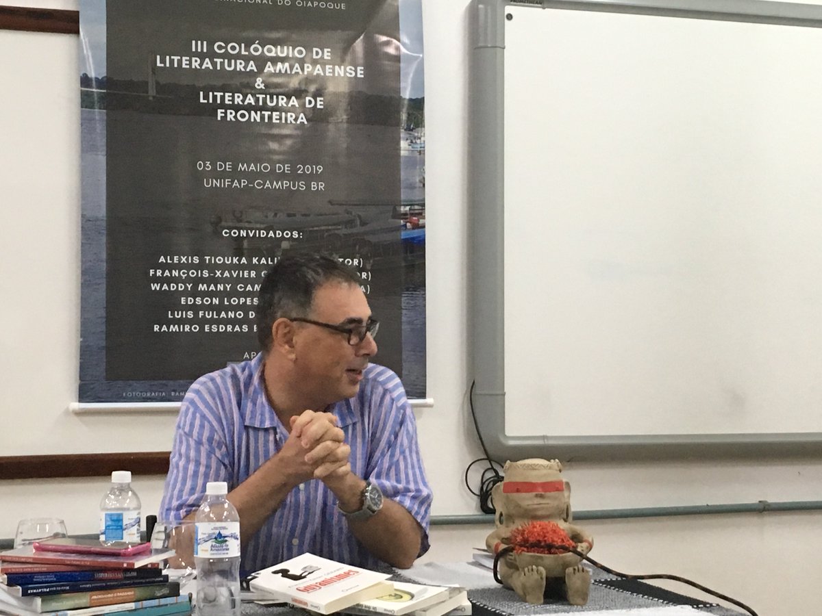 Brasilyane's tweet photo. Colloque littéraire à l'antenne d'Oiapoque de l'Université Fédérale de l'Amapa sur Mes actualités d'écrivain - https://t.co/hCUkeqh7eG https://t.co/wMhCeLccMZ