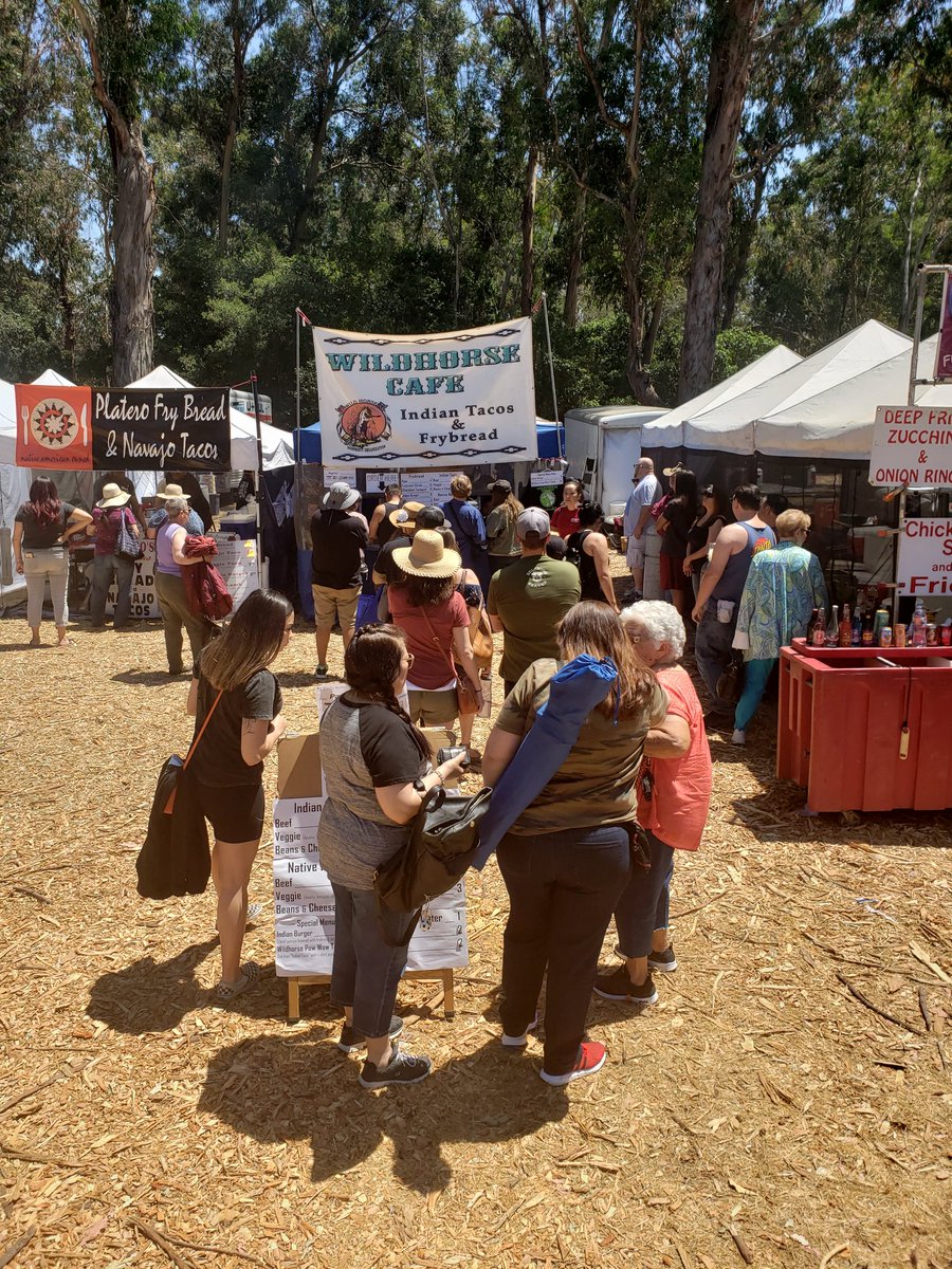 WildhorseSinger's tweet photo. Hope everyone will come out to #Stanford #PowWow and make sure to stop by #WildhorseLBSjngers foodbooth and enjoy warm #frybread #indiantaco #nativenachos #frydog #chocolatefrybread, see you soon #SupportNativeNonProfit #FrybreadNation https://t.co/txXmp4wQws
