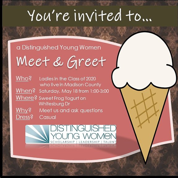 dyw_madison's tweet photo. ATTENTION LADIES IN THE CLASS OF 2020!!! Plan to get ice cream next Saturday and learn more about our program. The deadline to apply is June 21 and the program is on July 13. Apply online at https://t.co/j99cWDXcml to get on our email list https://t.co/9mrOOIagCW