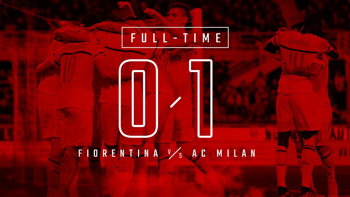 FT: Fiorentina (0-1) AC Milan

#ForzaMilan