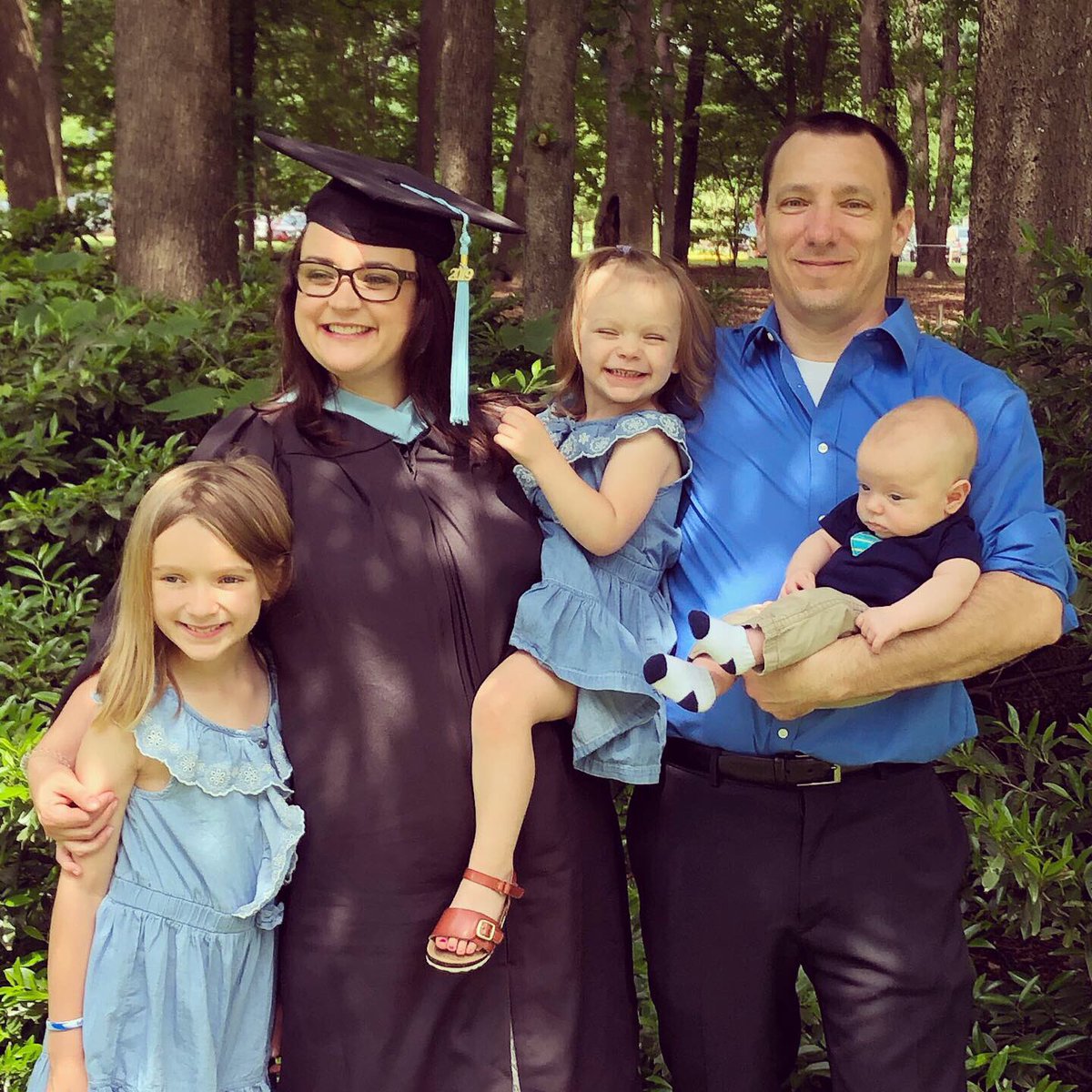 MrsHScience8's tweet photo. Master’s of Education! Such a fun weekend! #RegentGrad19 #PositivelyPWCS https://t.co/3HZcpG3ciF