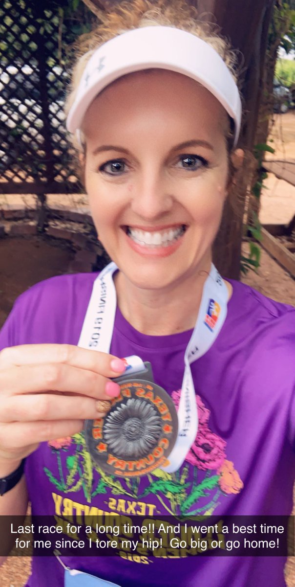 juliechristie74's tweet photo. I finished my race in the top 10, on a muddy gravel/grass trail and with a torn hip!!!! Here comes surgery and crutches for 6 weeks. #gobigorgohome #runner #mimosasmotivate #motherdaughterrun #wildseed #beautifulrun #alwaysmotibated https://t.co/MBKETx5pGy