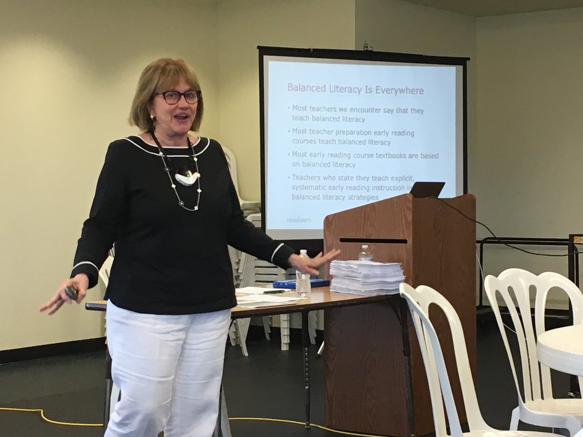 Rileyresource's tweet photo. Great day hearing Linda Farrell and Michael Hunter of readsters present The Difference Between Balanced Literacy and Systematic, Explicit Reading Instruction. Thank you Decoding Dyslexia MD for sponsoring the workshop. https://t.co/rRowVcDkMg