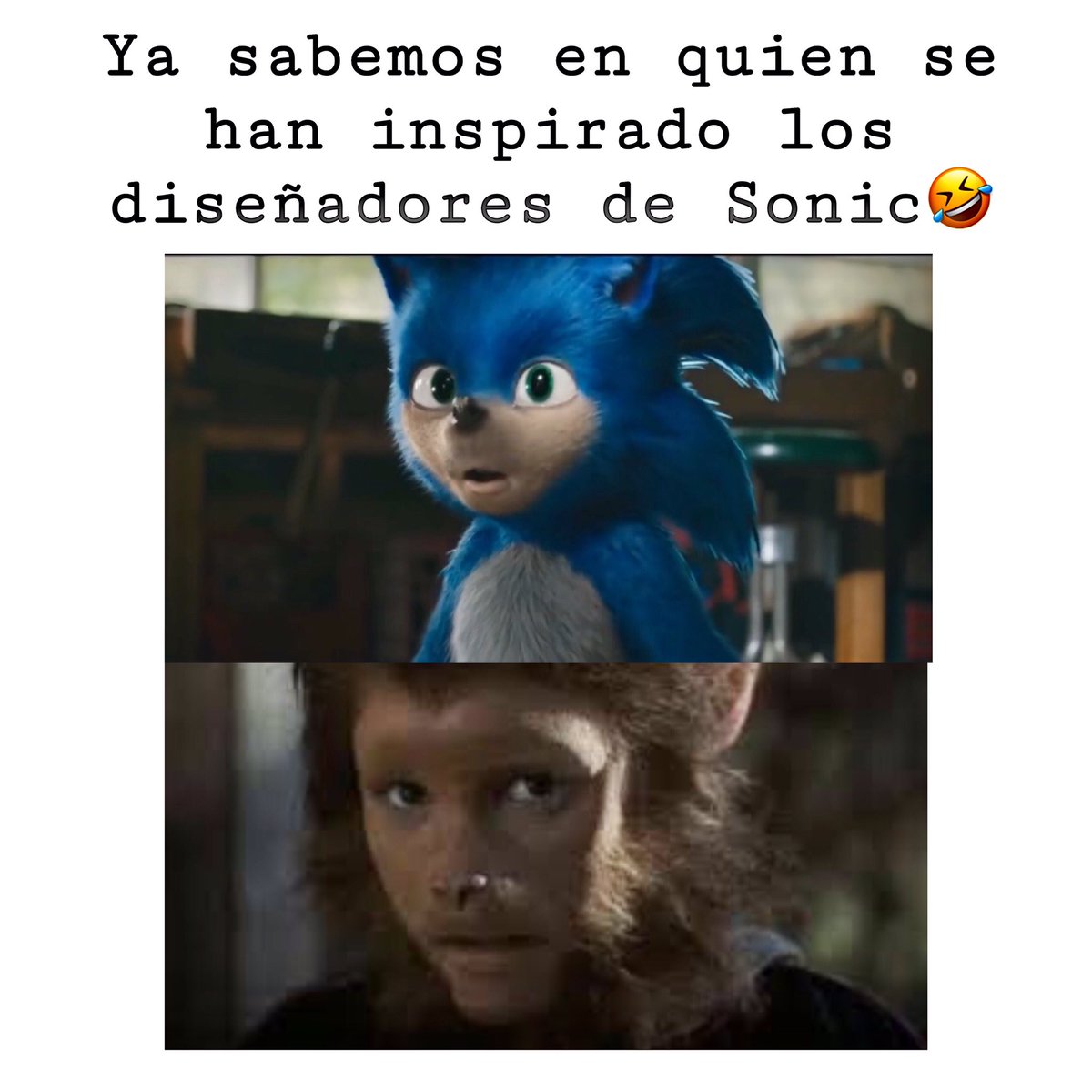Sabía que me recordaba a alguien y se me encendió la bombilla jeje 
#sonic #SonicTheHedgehog #SonicMovie #SonicNews #risas #mismontajes #meaburro #FelizSabado