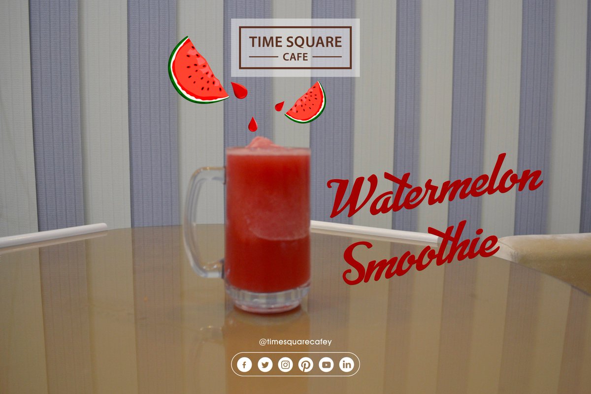 timesquarecafey's tweet photo. Good Vibes Only, with Watermelon Smoothie.

#timesquarecafey #good_vibes_only #water_melon #melon #smoothie #cafe https://t.co/K6m3n2vNyH